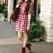 Madewell Dresses | Madewell Red Daywalk Fairfax Plaid Flannel Shirt Dress Size Xs | Color: Red/White | Size: Xs