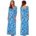 Lilly Pulitzer Dresses | Lilly Pulitzer Nwt Ariel Blue Tide Pools Gloria Maxi Dress || Medium | Color: Blue/White | Size: M