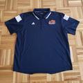 Adidas Shirts | Adidas Rare Bucknell Mens Baseball Polo Shirt - Size Xl | Color: Blue/Orange | Size: Xl