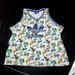 Adidas Shirts | Adidas Floral Tank Top (Vintage) | Color: Green/White | Size: Xl