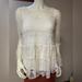 American Eagle Outfitters Tops | American Eagle Outfitters Women’s Lace Top Nwt! Long Sleeve | Color: Cream | Size: Xs