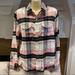 American Eagle Outfitters Tops | D: American Eagle Outfitters Womens Super Soft Button Up Shirt Pink Plaid S | Color: Black/Pink | Size: S