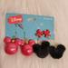 Disney Jewelry | Disney Mickey Mouse Ornament Earring Set | Color: Black/Red | Size: Os