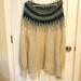 Free People Sweaters | Free People Green Cream White Tunic Sweater Hippie Oversized Sweater Fall Large | Color: Cream/Green | Size: L