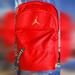 Nike Accessories | New Nike Air Jordan Gym Red / Bright Orange Backpack Back To School!!! | Color: Orange/Red | Size: Osbb