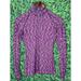 Athleta Tops | Athleta Mendoza Purple Space Dye Long Sleeve 1/4 Zip Pullover Athletic Top Xxs | Color: Purple | Size: 2xs