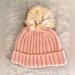 J. Crew Accessories | J Crew Pom Pom Beanie Hat Wool Blend | Color: Pink | Size: Os