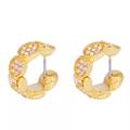 Kate Spade Jewelry | Kate Spade Gold Gatsby Huggies Hoop Earrings | Color: Gold | Size: Os