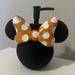 Disney Bath | Disney Minnie Mouse Pump Lotion Soap Dispenser | Color: Black/Orange | Size: Os