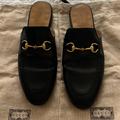 Gucci Shoes | Jordan Horse-Bit Loafer Slide-Authentic | Color: Black | Size: 38