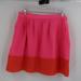 J. Crew Skirts | J.Crew Pink Orange Color Block Skirt Size 10 | Color: Orange/Pink | Size: 10