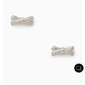 Kate Spade Jewelry | Kate Spade Double Bow Silver Earrings Nwt In Dust Bag | Color: Silver | Size: Os