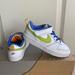 Nike Shoes | Nike Court Borough Low 2 Se White/Green Kids Sneakers- Sz 12 C | Color: Green/White | Size: 12g