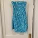 Lilly Pulitzer Dresses | Beautiful Blue / White Lilly Pulitzer Dress | Color: Blue | Size: M