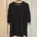 Zara Dresses | Black Silky Cotton Zara Trf Dress | Color: Black | Size: S