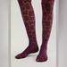 Free People Accessories | Free People Floral Lace Vine Tights | Color: Purple | Size: Os