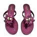 Coach Shoes | Coach Vana Pearl Flower Bow Tie Sandals | Color: Purple | Size: 7