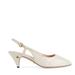 Gucci Shoes | Gucci Matelasse Women’s White Leather Low Pumps Shoes Size Eur 36 Nwt! | Color: White | Size: 36eu