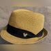 Disney Accessories | Disney Straw Hat | Color: Black/Tan | Size: Os