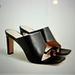 J. Crew Shoes | J Crew “Ava” Leather Mule Sandal Nwt | Color: Black | Size: 6.5