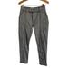 Free People Pants & Jumpsuits | Free People Belted High Rise Trouser Black Plaid Dress Pants Size 6 | Color: Black/White | Size: 6