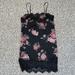 Free People Dresses | Intimately Free People Black & Floral Dress | Color: Black | Size: S