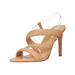 Jessica Simpson Shoes | Jessica Simpson Womens Beige Transparent Krissta Stiletto Slingsandal 11 M | Color: Tan | Size: 11