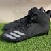 Adidas Shoes | Adidas Freak X Carbon Mid Black Silver Football Cleats Men’s Size 14 Cg4404 New | Color: Black | Size: 14