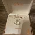 Disney Jewelry | Disney 14k Rose Gold & Fine Silver Plated Crystal Minnie Mouse Pendant Necklace | Color: Gray | Size: Os