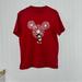 American Eagle Outfitters Shirts | Disney X American Eagle Mickey Mouse Fireworks T-Shirt Tee Red Mens Size Small | Color: Red | Size: S