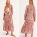 Free People Dresses | Free People Feeling Groovy Maxi Dress - Red | Color: Red | Size: Xs