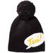 Kate Spade Accessories | Kate Spade Pom Pom Black Taxi Beanie Hat | Color: Black/Yellow | Size: Os