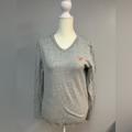 American Eagle Outfitters Sweaters | American Eagle V-Neck Gray Sweater Size Xs | Color: Gray | Size: Xs