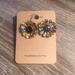 J. Crew Jewelry | J.Crew Multi-Color Rhinestone Earrings | Color: Blue/Yellow | Size: Os