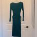 Zara Dresses | Knit Midi Dress From Zara | Color: Black/Green | Size: S