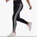 Adidas Pants & Jumpsuits | Adidas Woman’s High Rise Climalite Three Stripes Leggings | Color: Black | Size: M