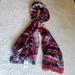 Disney Accessories | Disney Red & Blue Mickey Mouse Sheer Scarf With Sequins | Color: Blue/Red | Size: Os