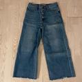 Madewell Jeans | Madewell Cropped Wide Legjeans | Color: Blue | Size: 27