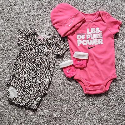 Nike One Pieces | Baby Girl Nike Outfit | Color: Pink/White | Size: 0-6