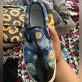 Vans Shoes | Custom Vincent Van Gogh Vans | Color: Blue/Yellow | Size: 11