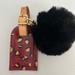 Louis Vuitton Accessories | Hand Painted Lv Luggage Tag With Keychain Hardware Added | Color: Black/Gold/Red | Size: Os