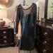 Free People Dresses | Free People Black Faux Leather And Lace Dress | Color: Black | Size: S