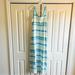 Columbia Dresses | Columbia Maxi Long Dress Stripe Pfg Fishing Medium | Color: Blue/Yellow | Size: M