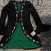 Disney Dresses | Disney | Hocus Pocus Winifred Sanderson Dress Nwt Small 6/6x. | Color: Black/Green | Size: Small (6/6x)