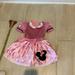 Disney Costumes | Disney Infant Costume Minnie Mouse Pink Polka Dot Dress | Color: Pink/White | Size: Osbb