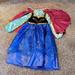 Disney Costumes | Disney Store Frozen Anna Dress Up Halloween Costume | Color: Black/Blue | Size: Osg