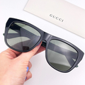 Gucci Accessories | Gucci Polarized Gg0926s 006 Sunglasses Black Multicolor Green Rectangle Men | Color: Black/Green | Size: Os