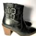 J. Crew Shoes | J. Crew Dean Mid-Shaft Leather Ankle Boots 6.5 | Color: Black | Size: 6.5