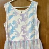 Disney Dresses | $59 Disney Frozen Ii Sleeveless Tulle/Velour Girl's Dress Size Xl (14-16) | Color: Blue/Purple | Size: Xlg
