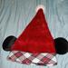 Disney Accessories | Brand New Without Tags Mickey Santa Hat Christmas Disney Parks | Color: Black/Red | Size: Os